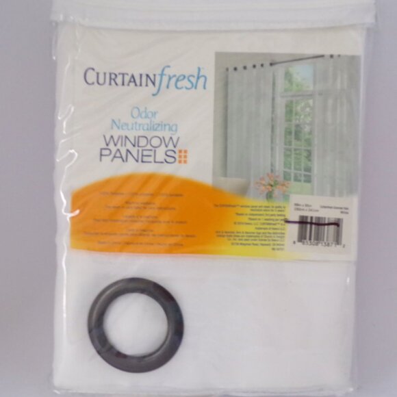 Curtain Fresh Window Panel Grommet Voile White 59"x95" - Picture 2 of 4